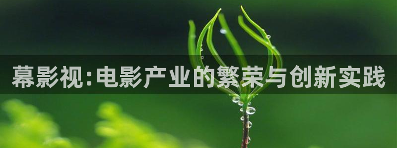 98影院 在线观看：幕影视:电影产业的繁荣与创新实践