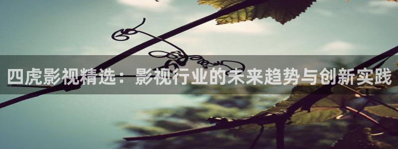 98八戒理论电影网站：四虎影视精选：影视行业的未来趋势与创新实践